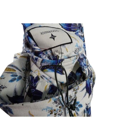 Tuckernuck Women's Size 12 Blue Floral Larkspur Chintz Lena Dress Summer 1617-16 - Picture 10 of 11